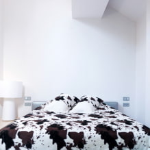 Bedroom in white: photo in the interior, design examples-2