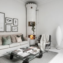 Living room sa isang istilong Scandinavian: mga tampok, tunay na larawan sa interior-2