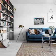 Living room in a Scandinavian style: features, real photos in the interior-5