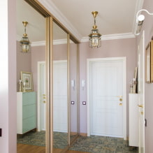 Design of a small hallway: photo in the interior, design features-3
