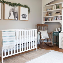 Дечија соба за новорођенче: идеје за дизајн ентеријера, фотографија-4
