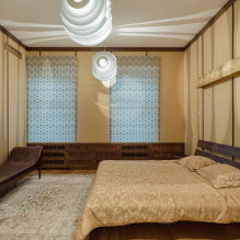 ห้องนอนสไตล์ญี่ปุ่น: คุณสมบัติการออกแบบ ภาพถ่ายในการตกแต่งภายใน-1