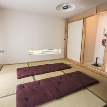 Bedroom in Japanese style: design features, photo in the interior-7