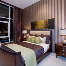 Bedroom in brown tones: features, combinations, photos in the interior-0