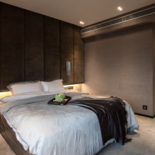 Bedroom in brown tones: features, combinations, photos in the interior-1
