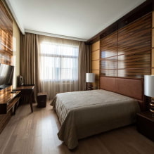 Bedroom in brown tones: features, combinations, photos in the interior-2