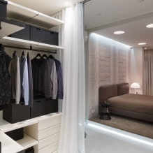 How to equip a dressing room? Design, photo in the interior. -0