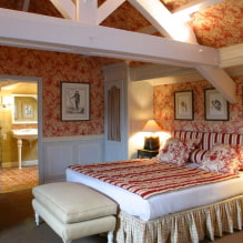 Спаваћа соба у стилу земље: примери у унутрашњости, карактеристике дизајна-2
