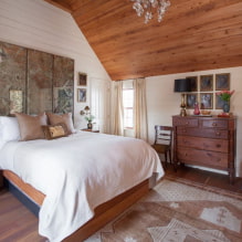 Спаваћа соба у стилу земље: примери у унутрашњости, карактеристике дизајна-4