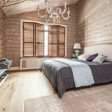 Спаваћа соба у стилу земље: примери у унутрашњости, карактеристике дизајна-6