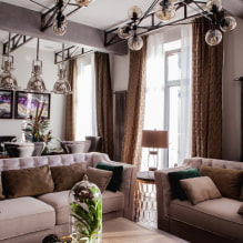 Wohnzimmer im Art-Deco-Stil - die Verkörperung von Luxus und Komfort im Interieur-2