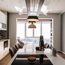 Küchendesign kombiniert mit Balkon: Foto im Innenraum, Gestaltungsideen-0