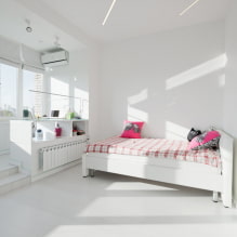 Modernes Schlafzimmerdesign mit Balkon-2