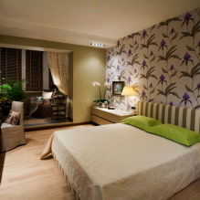 Модеран дизајн спаваће собе са балконом-4