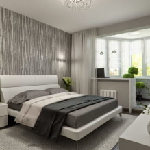 Модеран дизајн спаваће собе са балконом-7