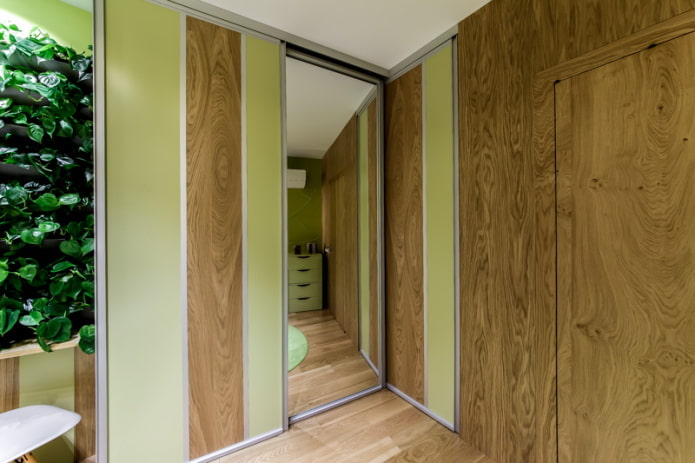 Sliding wardrobe: types, photos in the interior and design options