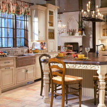 Kitchen in the English style: design tips (45 photos) -8