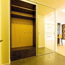 Dressing room in the hallway: views, photos in the interior, design ideas-0