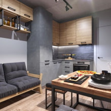 Wohnküche 12 qm M. - Layouts, echte Fotos und Designideen-8