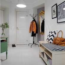 How to decorate the interior of the corridor and hallway in the Scandinavian style? -0