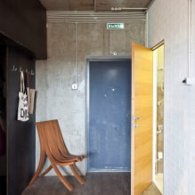 Loft stílusú folyosó kialakítása: fotó a belső térben-0