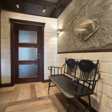 Loft-style hallway design: photo in the interior-7