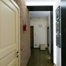 Loft stílusú folyosó: fotó a belső térben-8