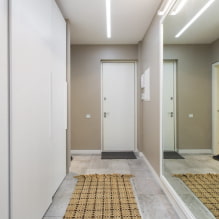 Folyosó modern stílusban: stílusos példák a belső térben-6