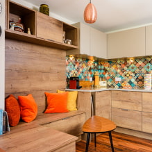 Wohnküche 14 m² - Fotobewertung der besten Lösungen-2