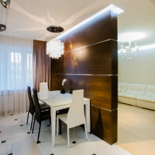 Küche-Wohnzimmer-Interieur in Chruschtschow: echte Fotos und Ideen-2