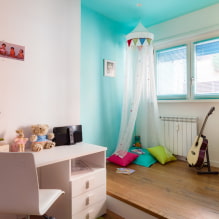 Merkmale der Gestaltung eines Kinderzimmers 12 m²-1