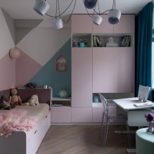 Features of the design of a children's room 12 sq m-3