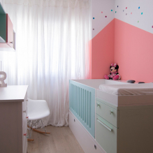 Fotók és tervezési ötletek egy 9 m2-es gyermekszobához