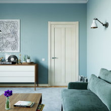 Wohnzimmer in Blautönen: Foto, Überprüfung der besten Lösungen-3