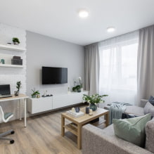 Wohnzimmergestaltung 16 m² - 50 echte Fotos mit den besten Lösungen-8