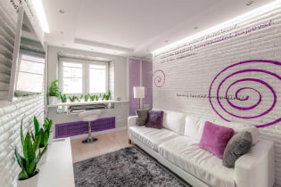 Nappali kialakítás 16 m² - 50 valódi fotó a legjobb megoldásokkal