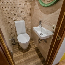 Hogyan készítsünk modern WC-kialakítást Hruscsovban? (40 fotó) -2