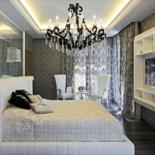 Chandeliers in the bedroom: how to create comfortable lighting (45 photos) -2