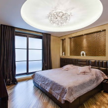 Chandeliers in the bedroom: how to create comfortable lighting (45 photos) -7