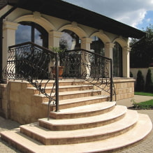 Features of the design of the porch for a private house-5