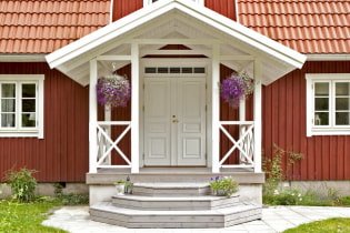 Merkmale der Gestaltung der Veranda für ein Privathaus