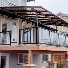 Балкон у приватној кући: врсте, декорација и дизајн (50 фотографија) -8