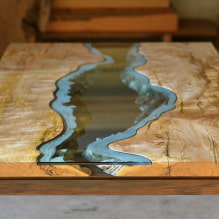 Table made of epoxy resin: types, MK for production with video (50 photos) -4