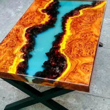 Epoxy resin table: types, MK for production with video (50 photos) -6