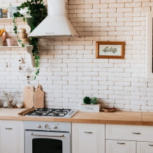 Brick in the kitchen - examples of stylish design-3