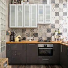 Wie erstelle ich ein harmonisches Küchendesign von 6 m²? (66 Fotos) -0