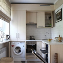 Wie erstelle ich ein harmonisches Küchendesign von 6 m²? (66 Fotos) -8