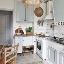 Wie schafft man ein harmonisches Design einer kleinen Küche von 8 m²? -5