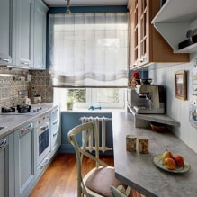 Wie schafft man ein harmonisches Design einer kleinen Küche von 8 m²? -6