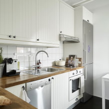 How to create a harmonious design of a small kitchen 8 sq m? -8